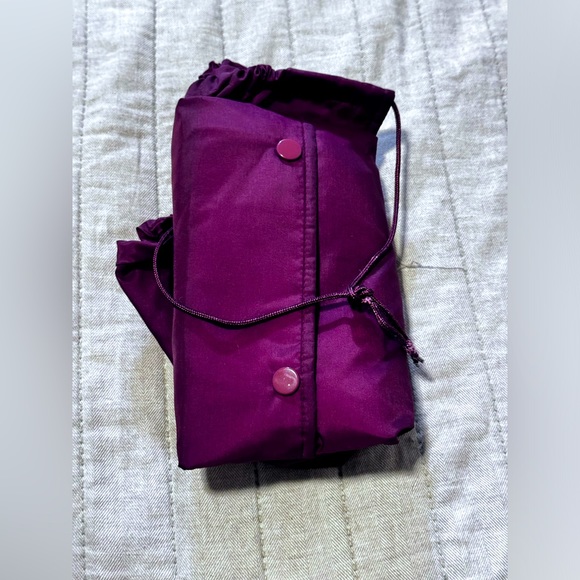 Vintage 70’s JCPenney Windbreaker Coaches Jacket — His Tall Maroon 100% nylon - Picture 5 of 6